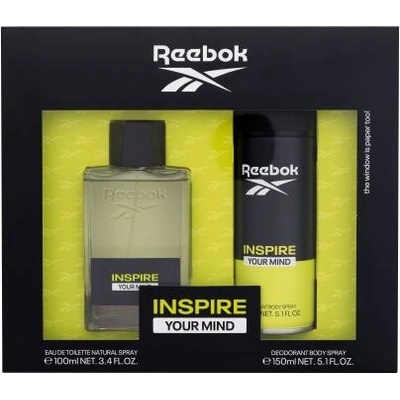 Reebok Inspire Your Mind darčekový set toaletná voda 100 ml + dezodorant 150 ml