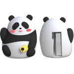 Deli Черно-бяла острилка с един отвор Deli Panda DEH572 (DEH572)