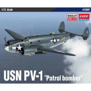 Academy Комплект модел самолет 12587 - usn pv-1 „Патрулен бомбардировач (1: 72)