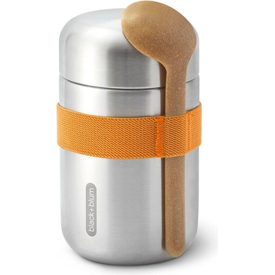 Black+Blum Cestovná dóza na potraviny s lyžičkou400 ml oranžová