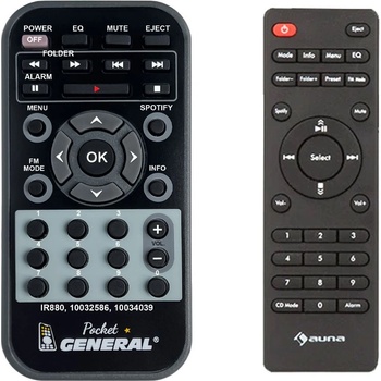 GENERAL Auna ir-880, 10032586 - дистанционно управление дубликат (ir-880, 10032586)