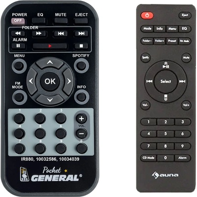 GENERAL Auna ir-880, 10032586 - дистанционно управление дубликат (ir-880, 10032586)
