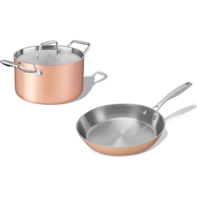 Elmich Súprava medeného riadu Tria Copper 2 ks 1 hrniec a 1 panvica