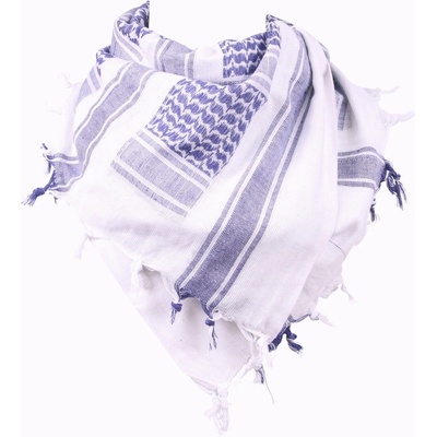 Fosco šatka Scarf biely-modrý