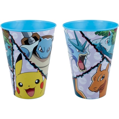 Stor Plastový pohárik Pokémon hrnček Pokémon XL 430 ml