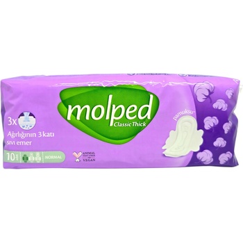 MOLPED CLASSIC THICK, дамски превръзки, Normal, 10 бр
