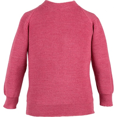 Reiff Детски вълнен пуловер Reiff Kids' Pearl-Trimmed Jumper Merino jumper - Malve - размер 86/92 (EU) (704-5549-0211)