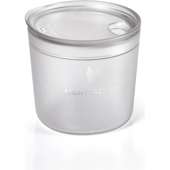 Light my fire Малък прозрачен буркан с капачка (2479502900)