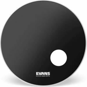 Evans BD22RONX Onyx Coated 22" Black Кожа за барабани резонансна (BD22RONX)