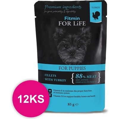 Fitmin for Life Puppies Turkey 28 x 85 g