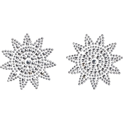 Obsessive Olianna Nipple Stickers Silver