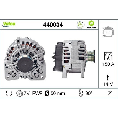 Alternátor VALEO 440034