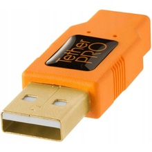 Tether Tools CU5451 USB A - mini USB B, 4,6m, oranžový