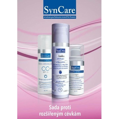 Syncare proti rozšířeným cévkám zklidňujicí maska CPK 75 ml + Decongenesia sérum 15 ml + Decongenesia CC krém dárková sada