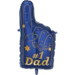 PartyDeco Балон от фолио за Деня на бащата -#1 Dad