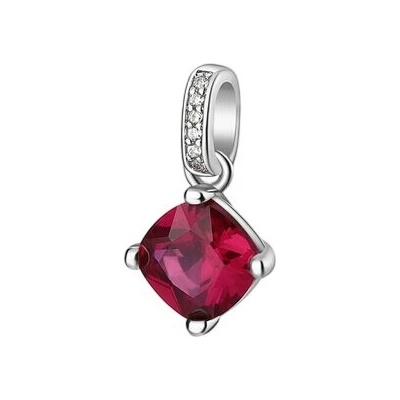 Brosway Strieborný prívesok s červeným zirkónom Fancy Passion Ruby FPR17