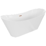 Mexen Celia 170x75 cm white/brushed copper (52331707500-65)