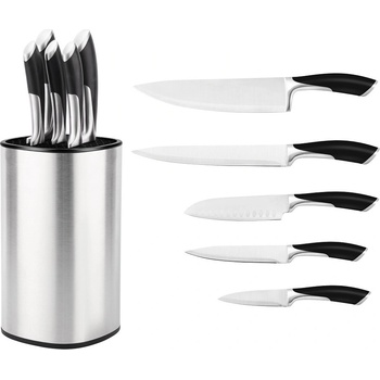 Home Elements sada kuchyňských nožů s nerezovým stojanem 6 ks