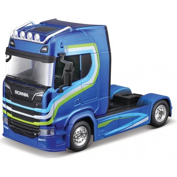 Bburago Haulers Custom Cabs Scania 770S Blue 1:43
