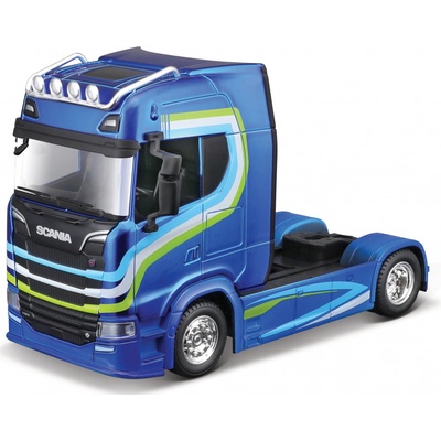 Bburago Haulers Custom Cabs Scania 770S Blue 1:43