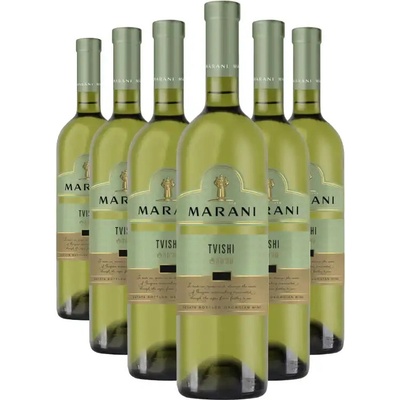 Marani TVISHI biele polosladké víno 11% 6 x 0,75 l (holá lahev)