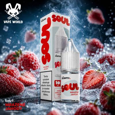 Klarro Soul Salts Mrazené Jahody 10 ml 20 mg