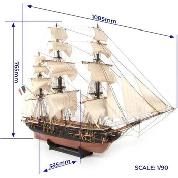 Occre Belle Poule 1: 90 комплект