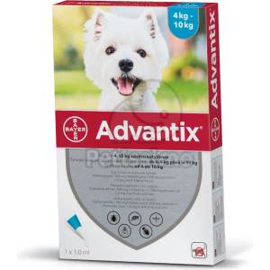 Advantix Spot On за кучета за ветеринарни цели за кучета между 4-10 кг - petissimo - 86,04 лв