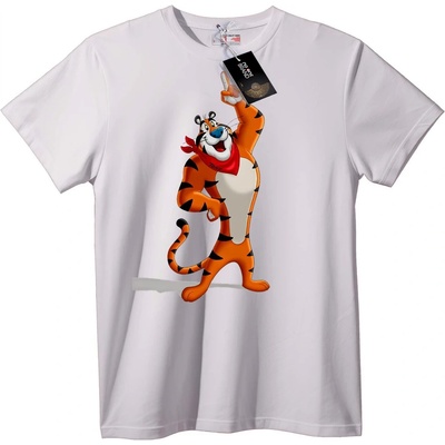 NOONEBRAND Тениска Tigger Анимационен Герой - L, Black