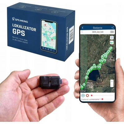 Mking GPS mini s baterií 400mAh, sledování polohy, SOS – Zboží Mobilmania