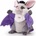 Comandante Trudi Reke Puppet, Bat, 25 cm (29919)