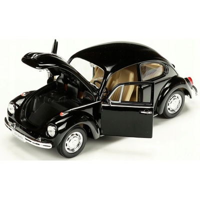 WELLY VOLKSWAGEN BEETLE BROUK MODEL ČERNÝ 1:24