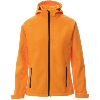 PAYPER gale lady 001045-0355 / Дамско софтшел яке с качулка - оранжево l (001045035502000l)