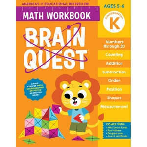 BRAIN QUEST MATH WORKBK KINDERGARTEN | WORKMAN (ISBN: 9781523524211)