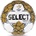 Select Хандбална топка Select Ultimate EHF Шампионска лига Replica V24 бяло/златно размер 0