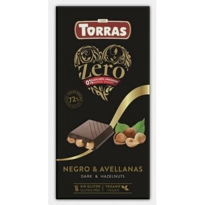 TORRAS Hořká s celými lískovými oříšky 150 g