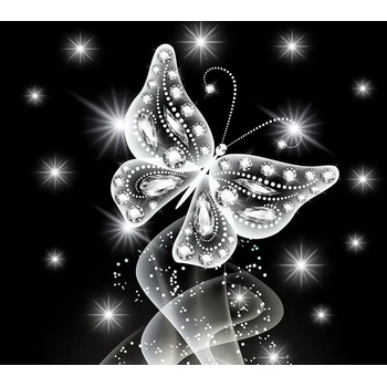 Norimpex - Puzzle Diamant painting: Moth 7D 30x40 cm - 1 - 39 piese