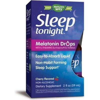 Nature's Way Sleep Tonight Мелатонин, Л-Теанин и Билки (капки) 59 ml | Nature’s Way (10746)