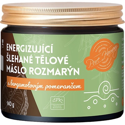 Pure Harmony Energizujúce šľahané telové maslo Rozmarín 140 g