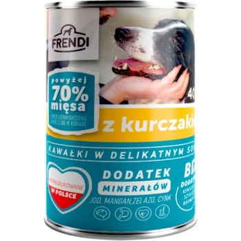 Frendi парчета в деликатен сос с пилешко месо, 400 г, за кучета