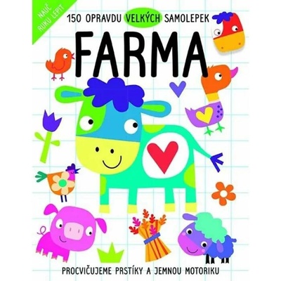 Jiri Models Velké samolepky Nauč ruku lepit Farma
