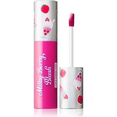 I Heart Revolution Milkshake Milky Berry Blush multifunkčné líčidlo na pery a tvár Berry Burst 10 ml