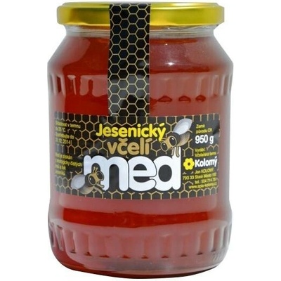 Kolomý Jesenický včelí med malinový 950 g