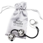 Fifty Shades of Grey Петдесет нюанса сиво Inner Goddess - вагинални топчета дуо (сребристи)