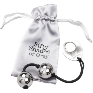 Fifty Shades of Grey Петдесет нюанса сиво Inner Goddess - вагинални топчета дуо (сребристи)