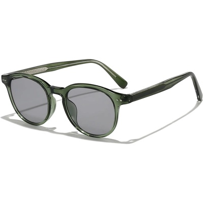 Techsuit Слънчеви очила Techsuit Sunglasses (99046) - унисекс, кръгла TR90 рамка - Зелен