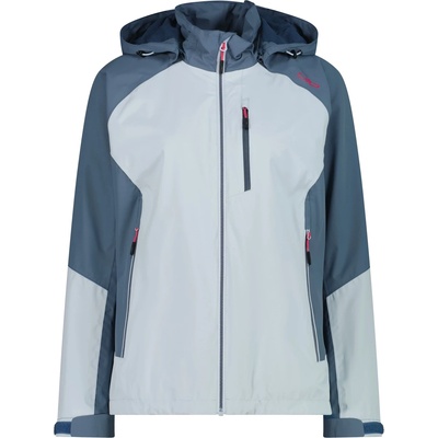 CMP Дамско водоустойчиво яке CMP Women's Ripstop Jacket Zip Hood Waterproof jacket - Sky Blue - размер 46 (EU) (102-4533-1017)