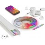 SmartLED КОМПЛЕКТ 1x LED RGBW лента WHITE AND COLOR LED/20W/230V 2 м + 2x вграден профил 1 м (SD0103F)