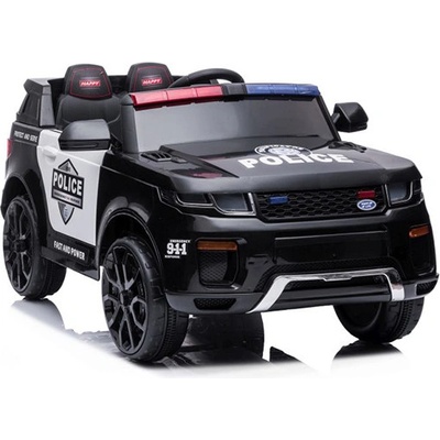 Megacar BBH-021 Polícia detské elektrické autíčko policajné černá