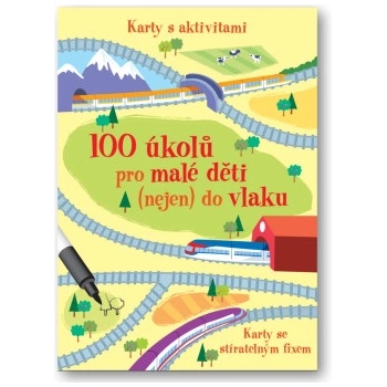 100 úkolů pro malé děti nejen do vlaku Krabička + fix + 50 karet Jaroslav Kučera